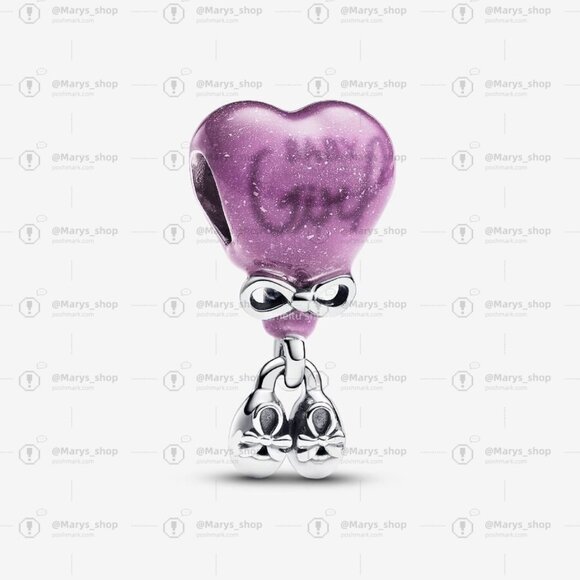 Pandora Color-changing Gender Reveal Girl Charm|Pendant - Picture 1 of 2